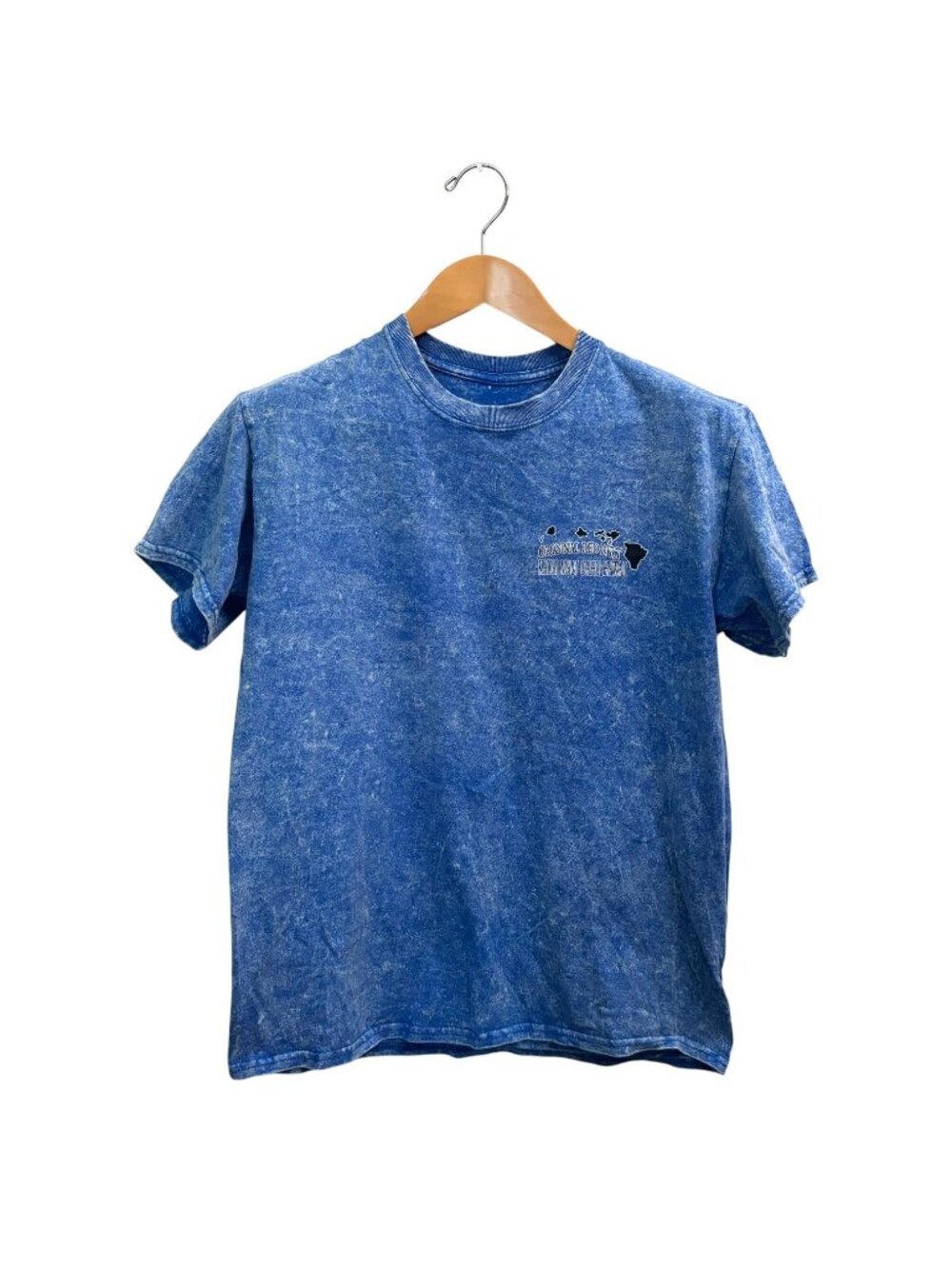 Vintage Y2K Red Dirt Acid Wash Hawaii Tee S Print Souvenir Tourist T-Shirt - Picture 2 of 4